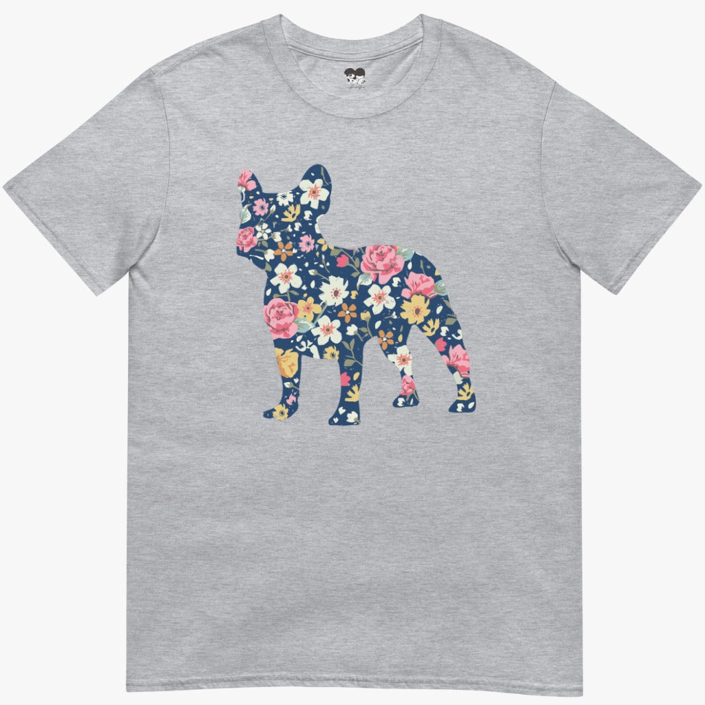 Navy floral frenchie T-Shirt
