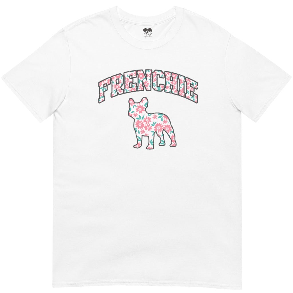 Light floral frenchie T-Shirt