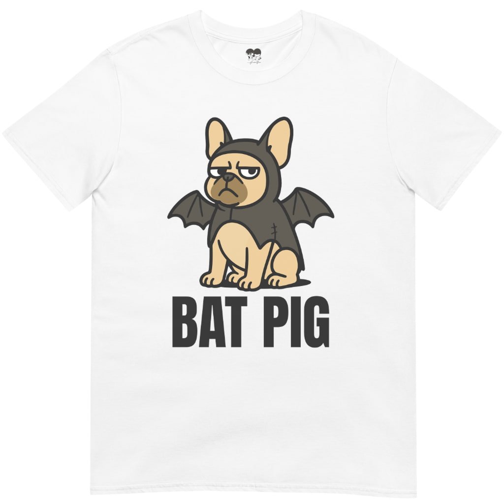 Bat Pig T-Shirt - T-Shirt - Heartfur