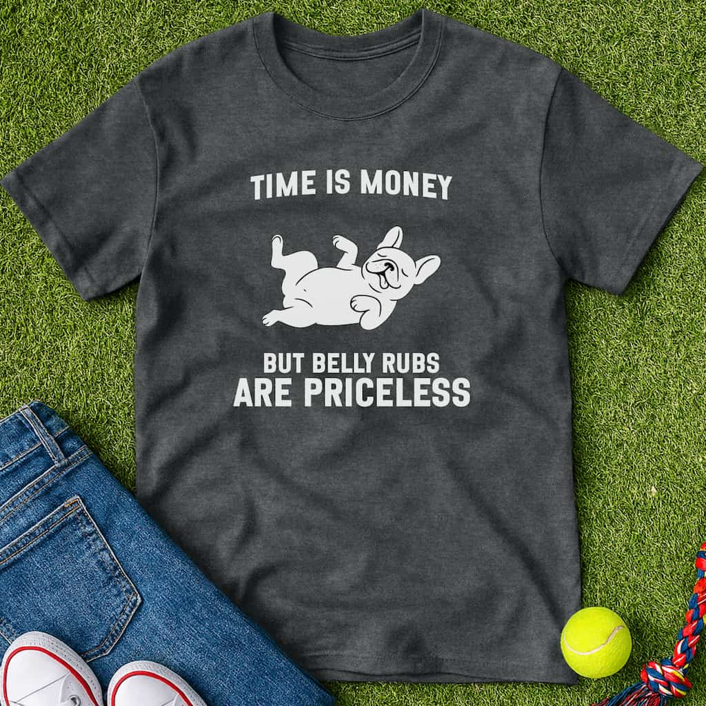 Belly Rubs Are Priceless T-Shirt Dark heather / S Heartfur