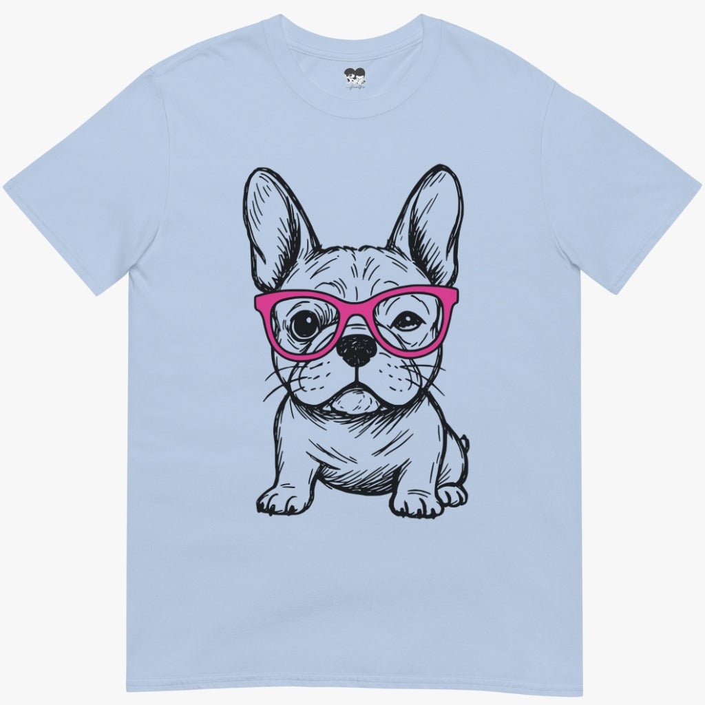 Cute Frenchie with glasses T-Shirt