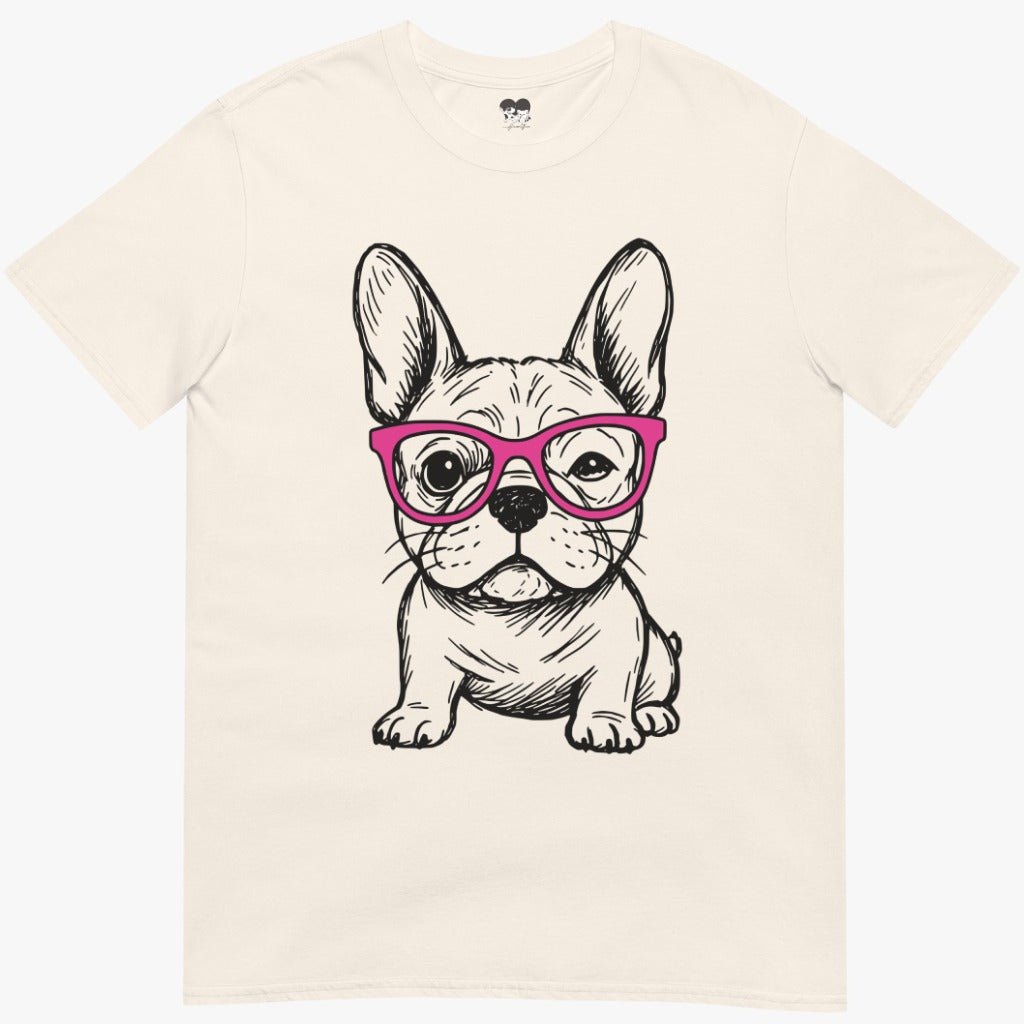 Cute Frenchie with glasses T-Shirt