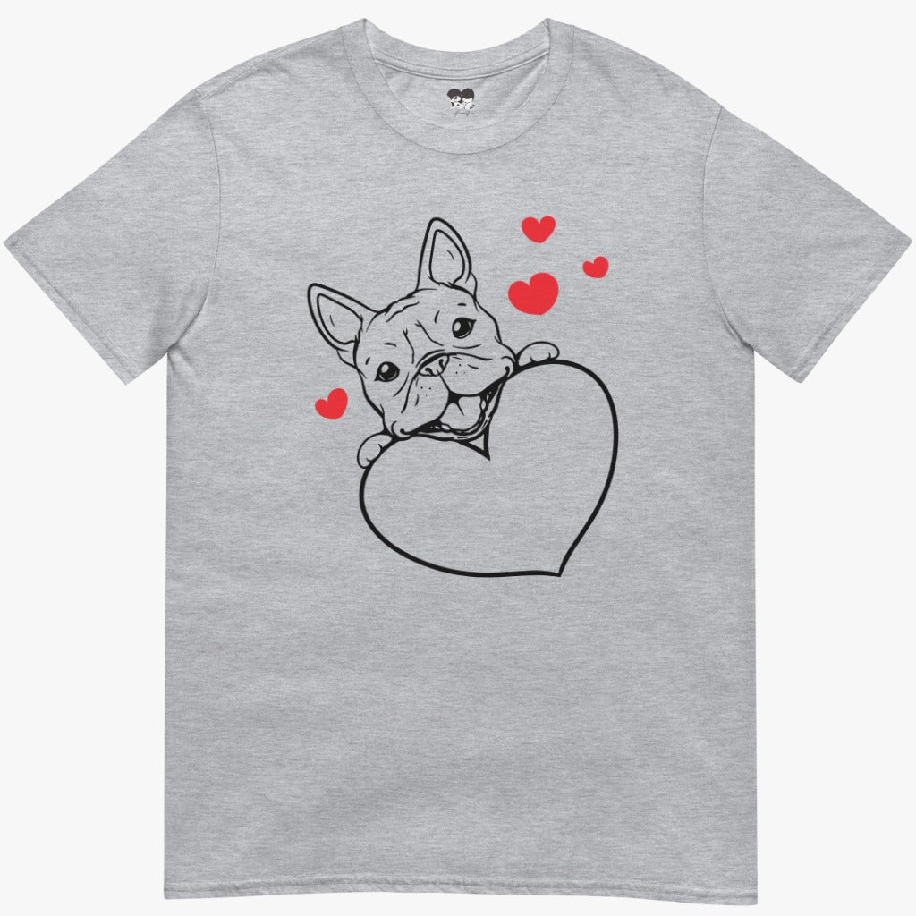 Frenchie big Heart T-Shirt