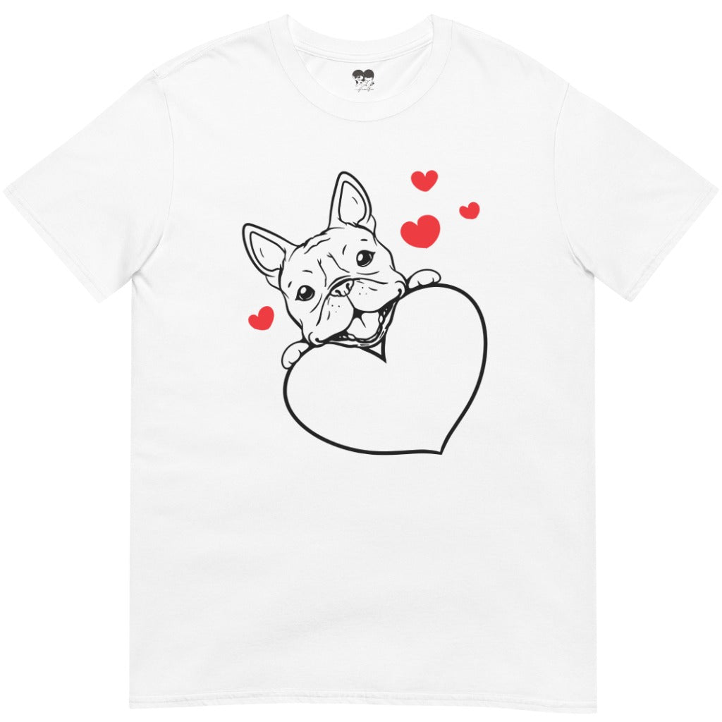 Frenchie big Heart T-Shirt