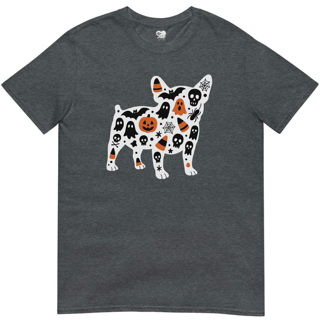 Frenchie halloween silhouette T-Shirt - T-Shirt - Heartfur