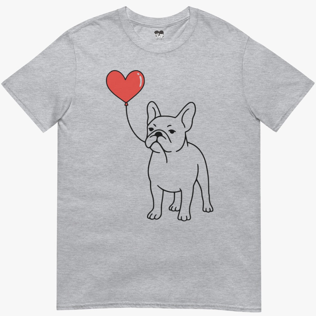 Frenchie heart balloon T-Shirt