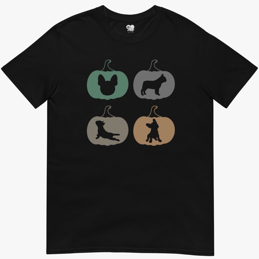 Frenchie Silhouette Pumpkins T-Shirt