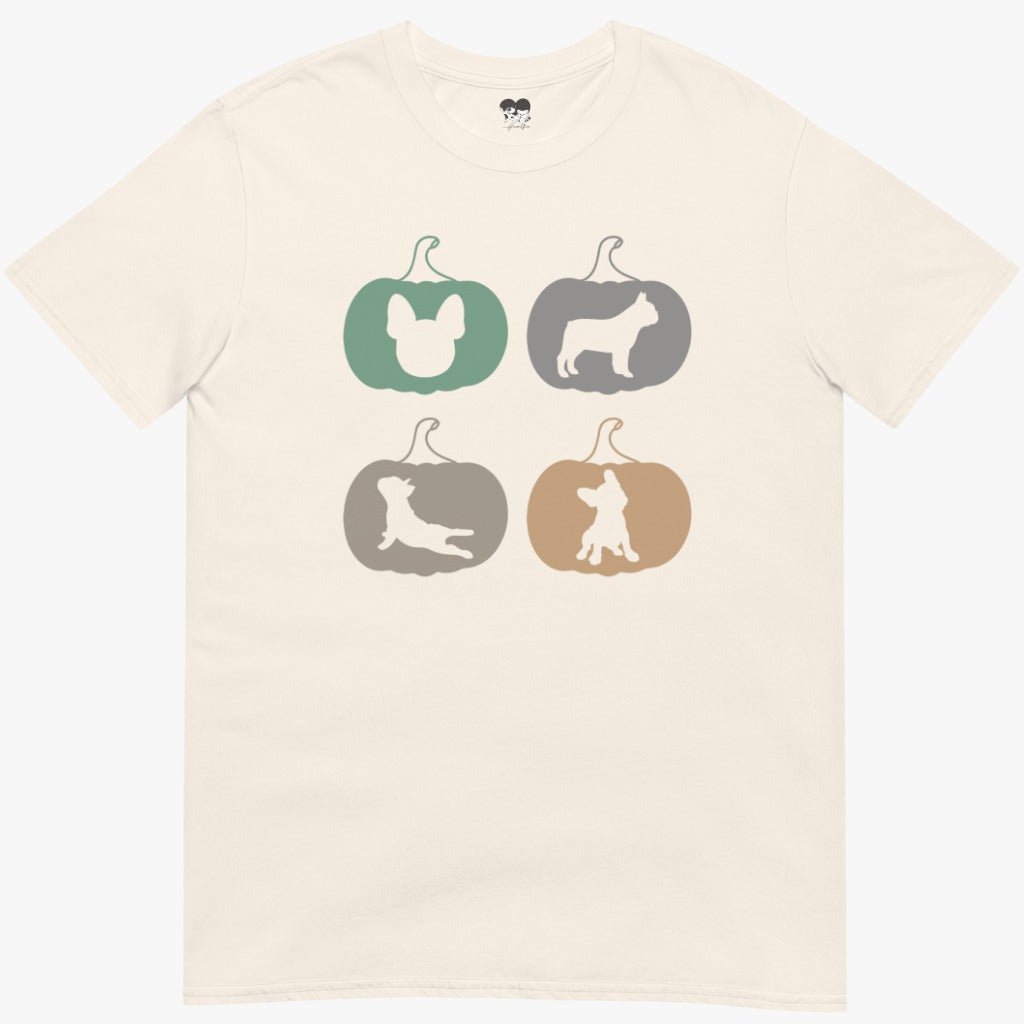 Frenchie Silhouette Pumpkins T-Shirt