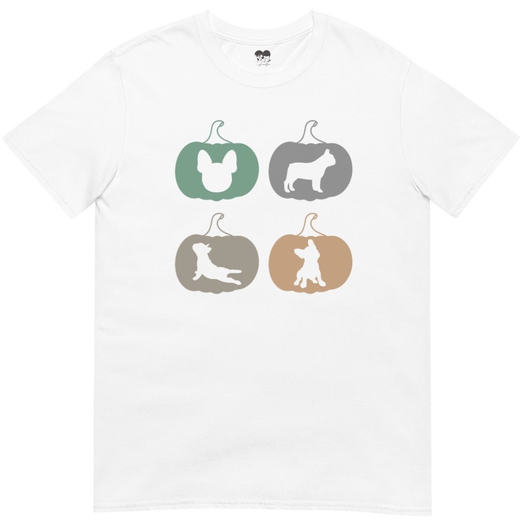Frenchie Silhouette Pumpkins T-Shirt