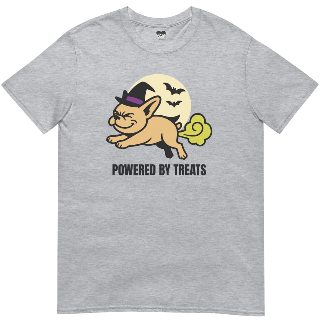 powered by treats T-Shirt - T-Shirt - Heartfur