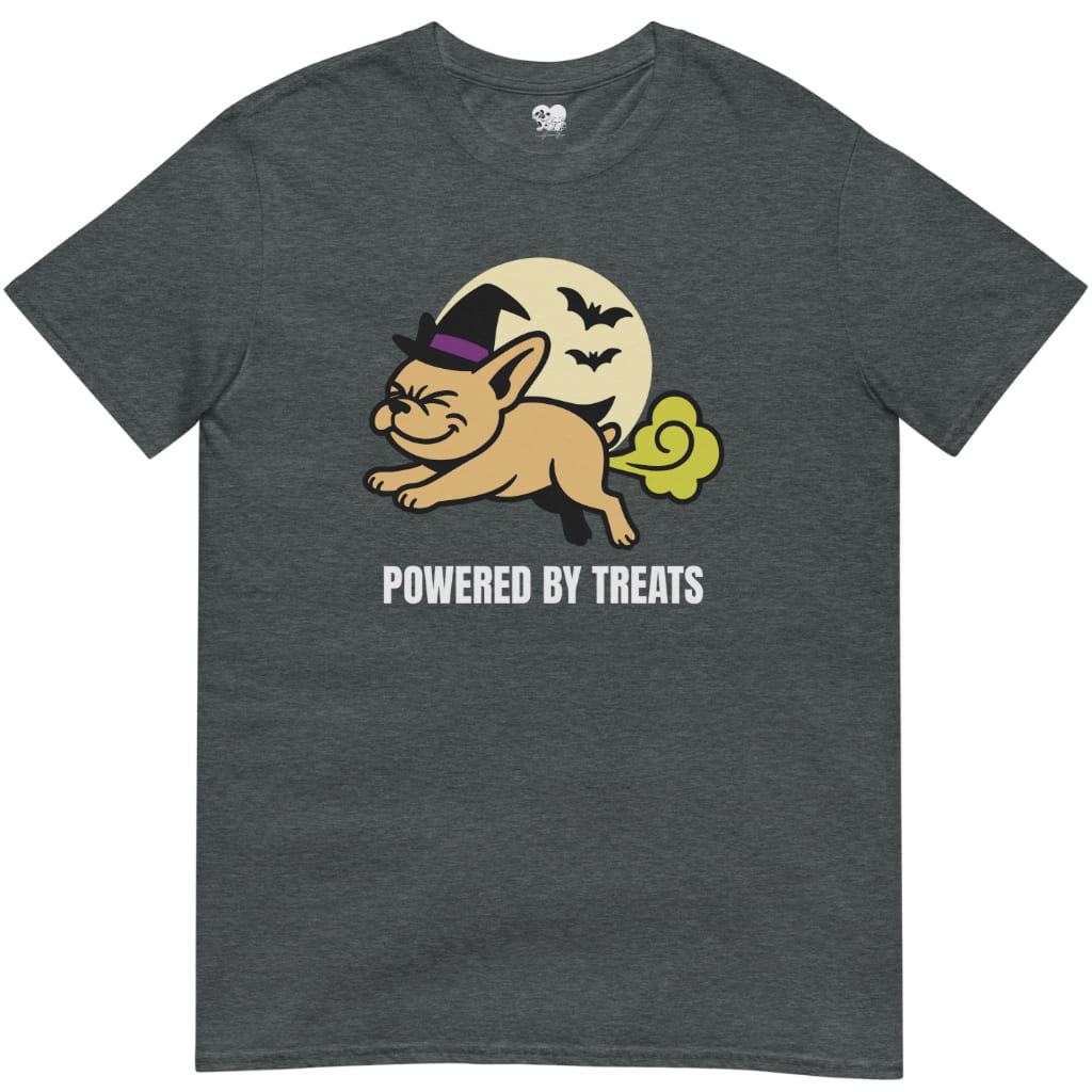 powered by treats T-Shirt - T-Shirt - Heartfur
