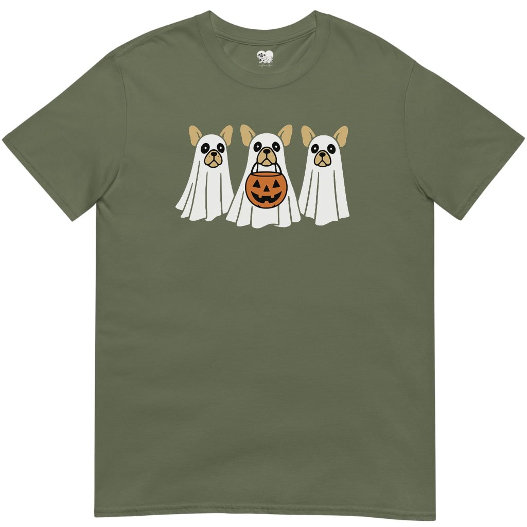 Сute Ghost frenchie T-Shirt - T-Shirt - Heartfur