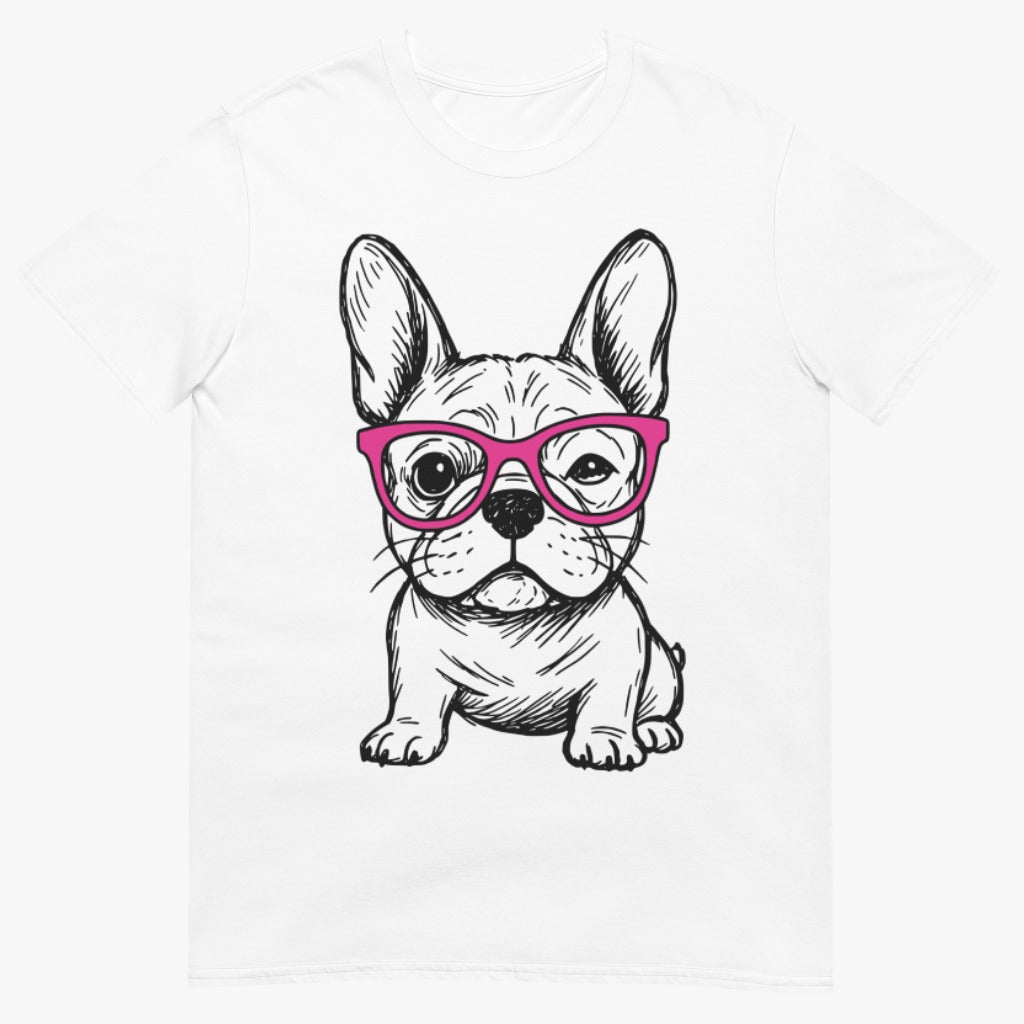 Cute Frenchie with glasses T-Shirt