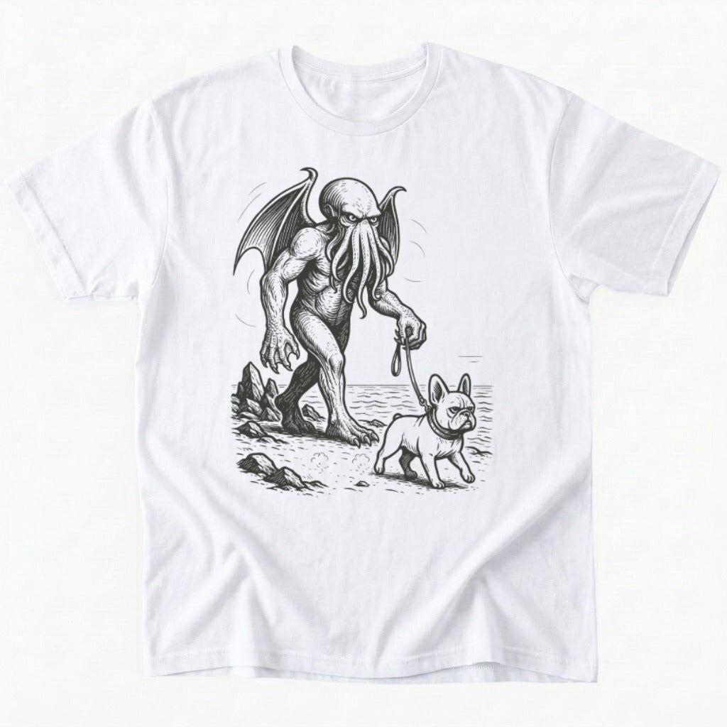 Cthulhu walking frenchie T-Shirt