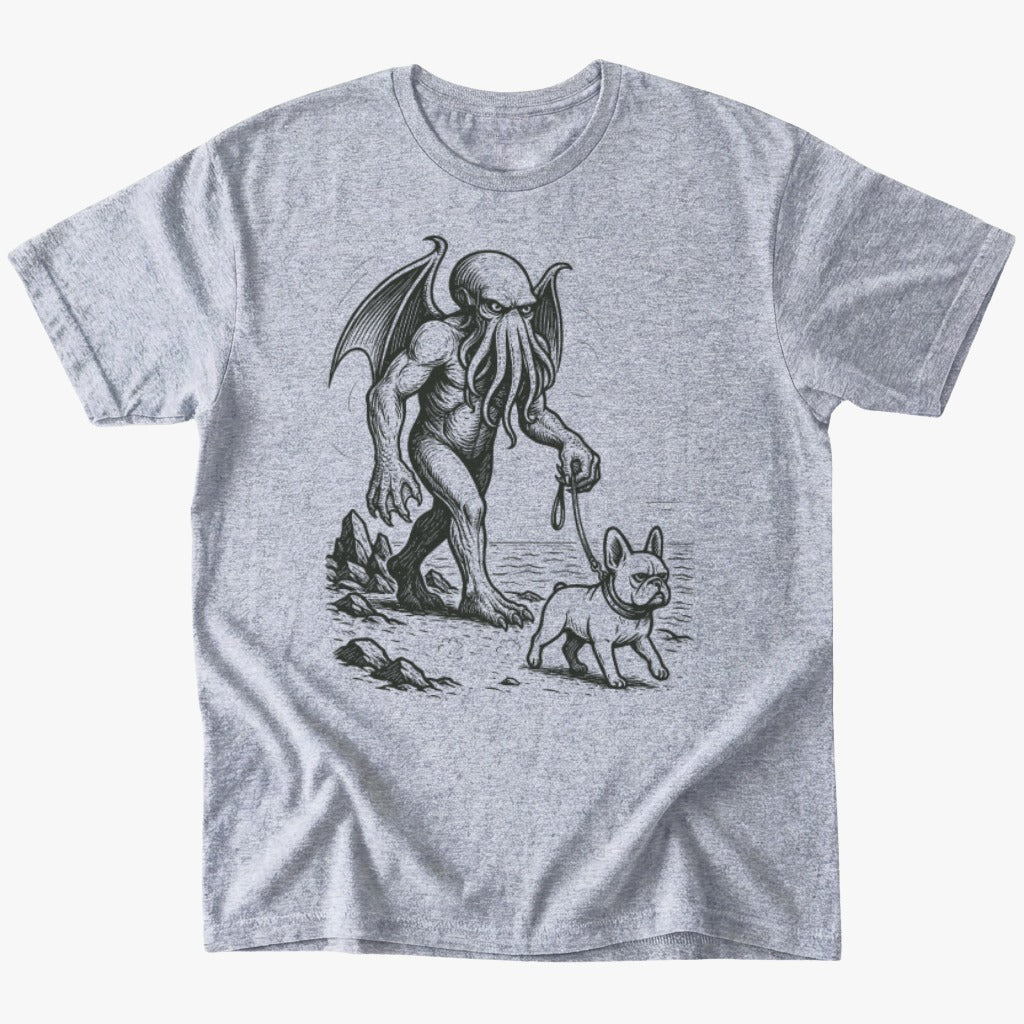 Cthulhu walking frenchie T-Shirt