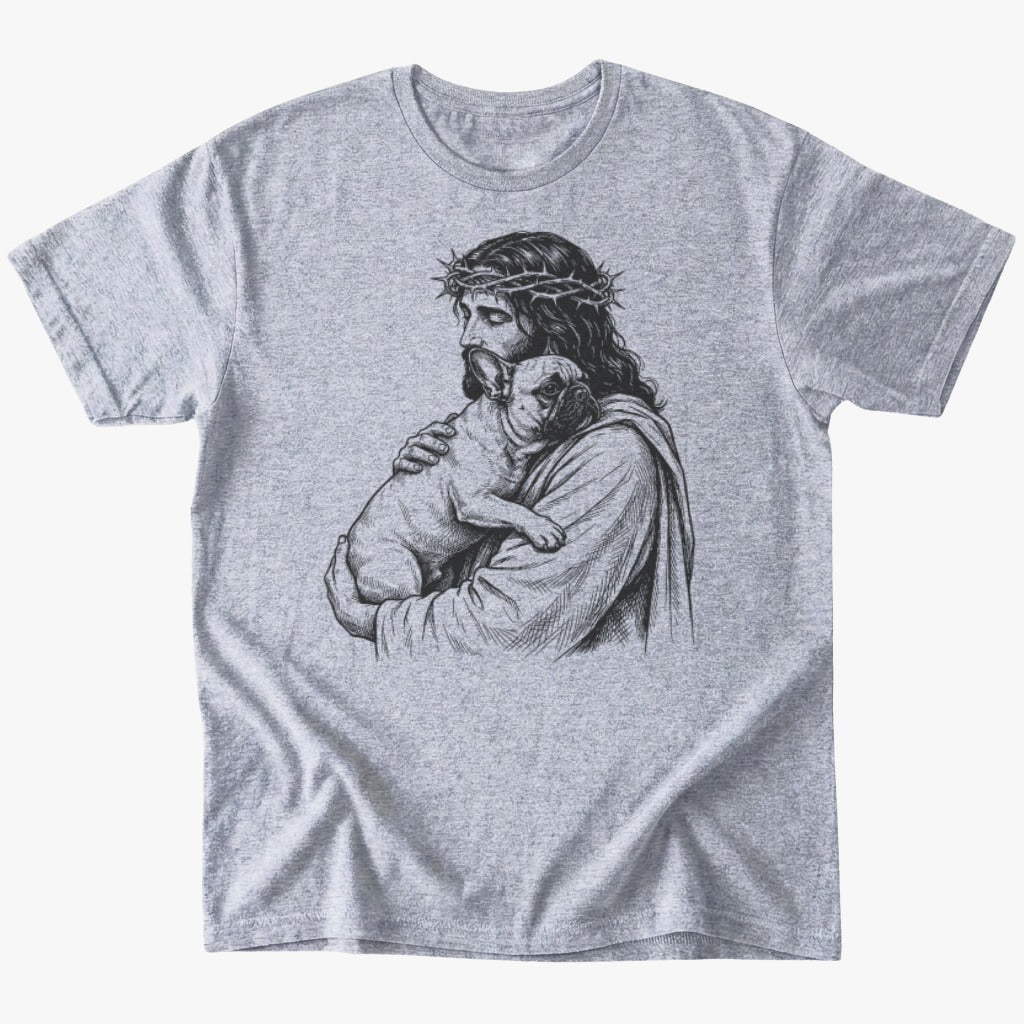Jesus loves frenchie T-Shirt