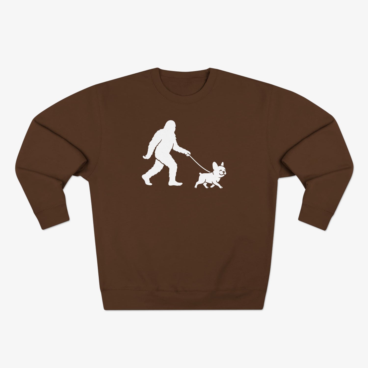 Bigfoot Walking frenchie Sweatshirt