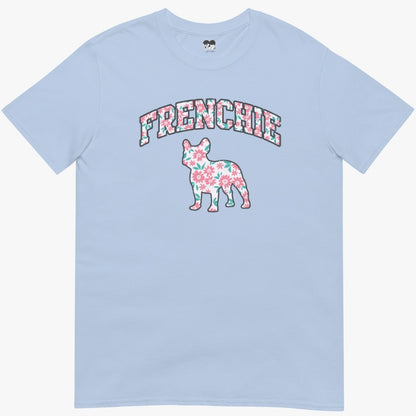 Light floral frenchie T-Shirt