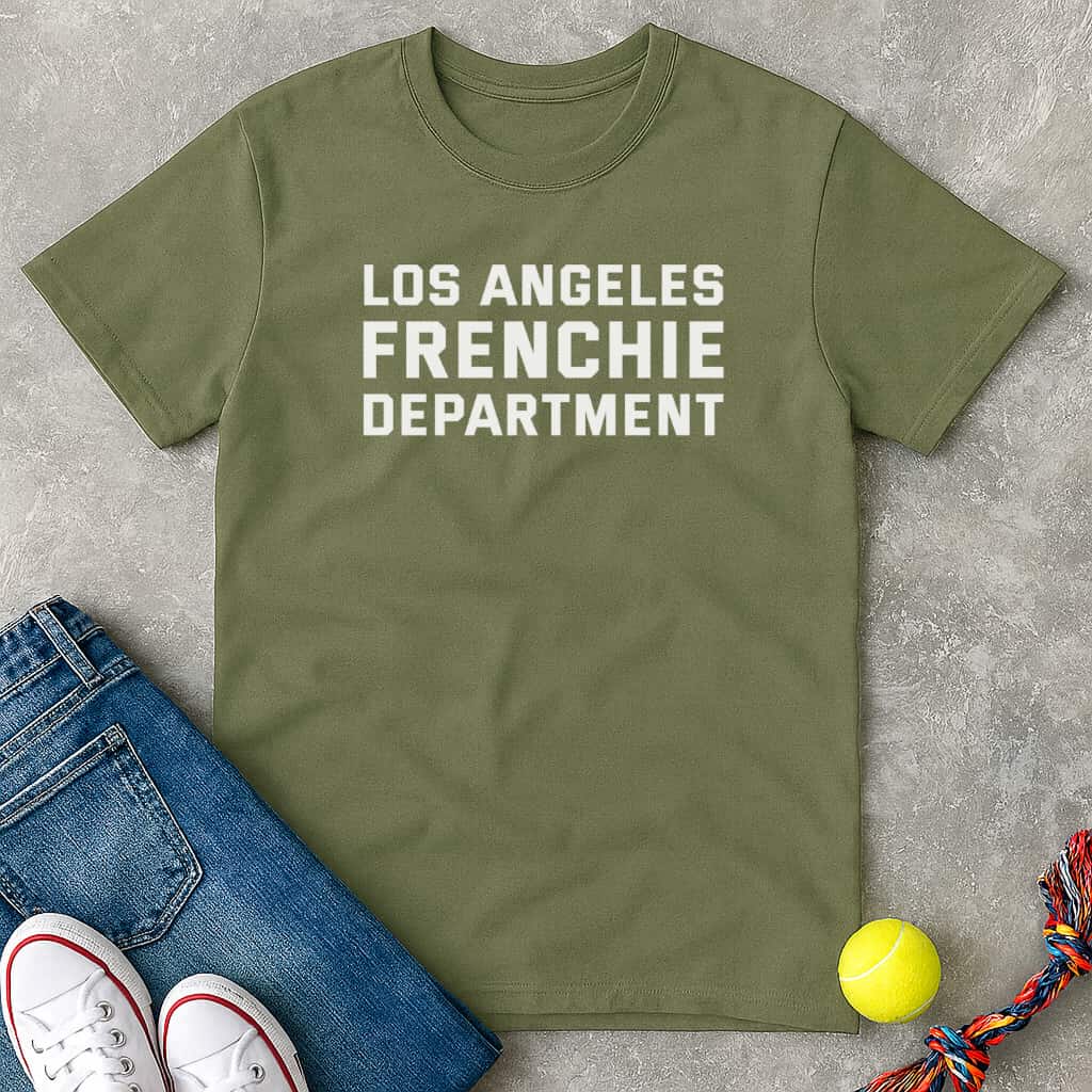 Los angeles frenchie department T-Shirt - T-Shirt - Heartfur