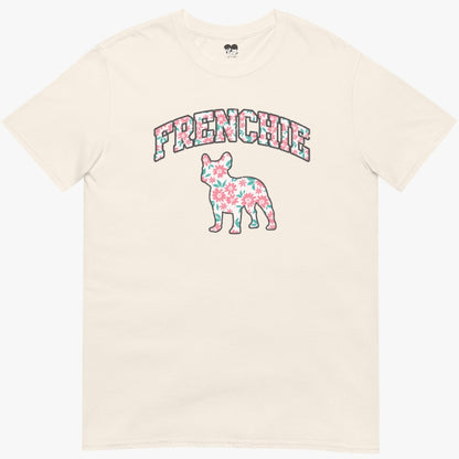 Light floral frenchie T-Shirt