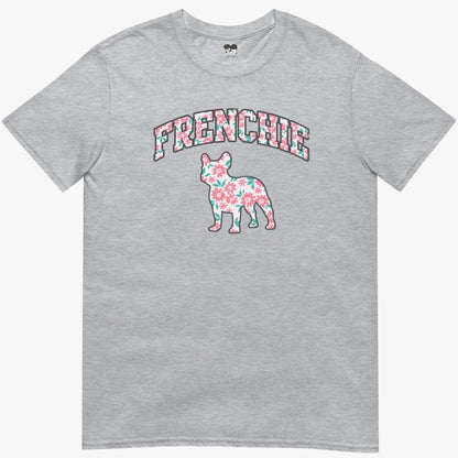 Light floral frenchie T-Shirt