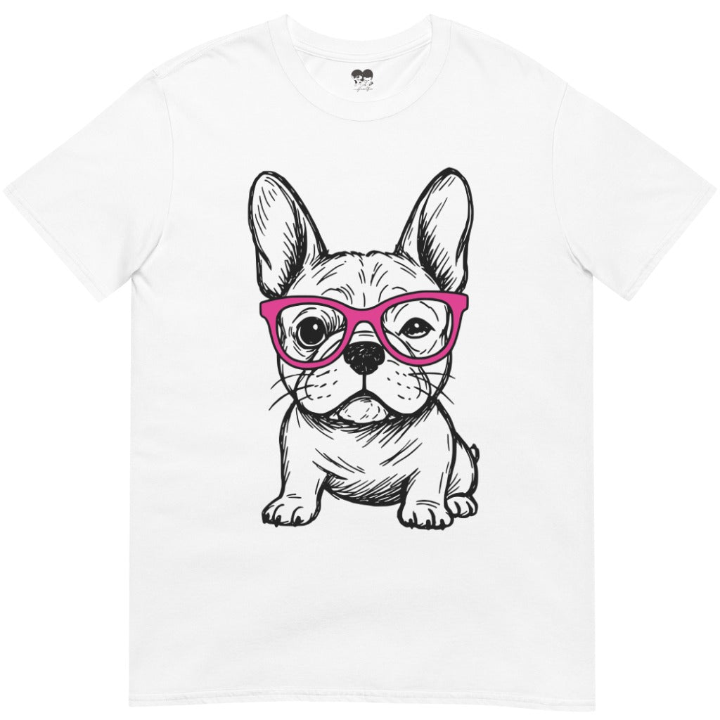 Cute Frenchie with glasses T-Shirt