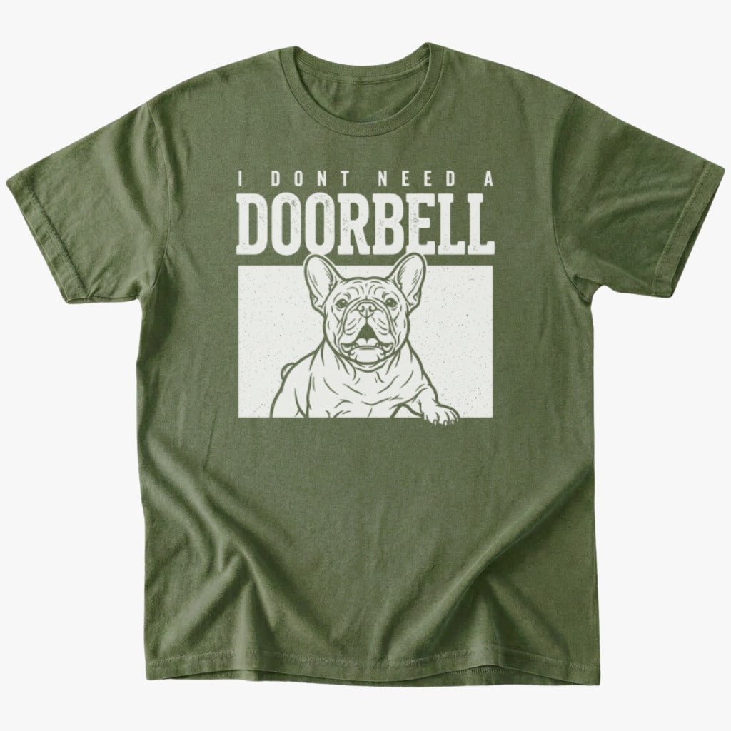 A doorbell T-shirt - Military Green - Heartfur