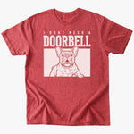 A doorbell T-shirt - Heather Red - Heartfur
