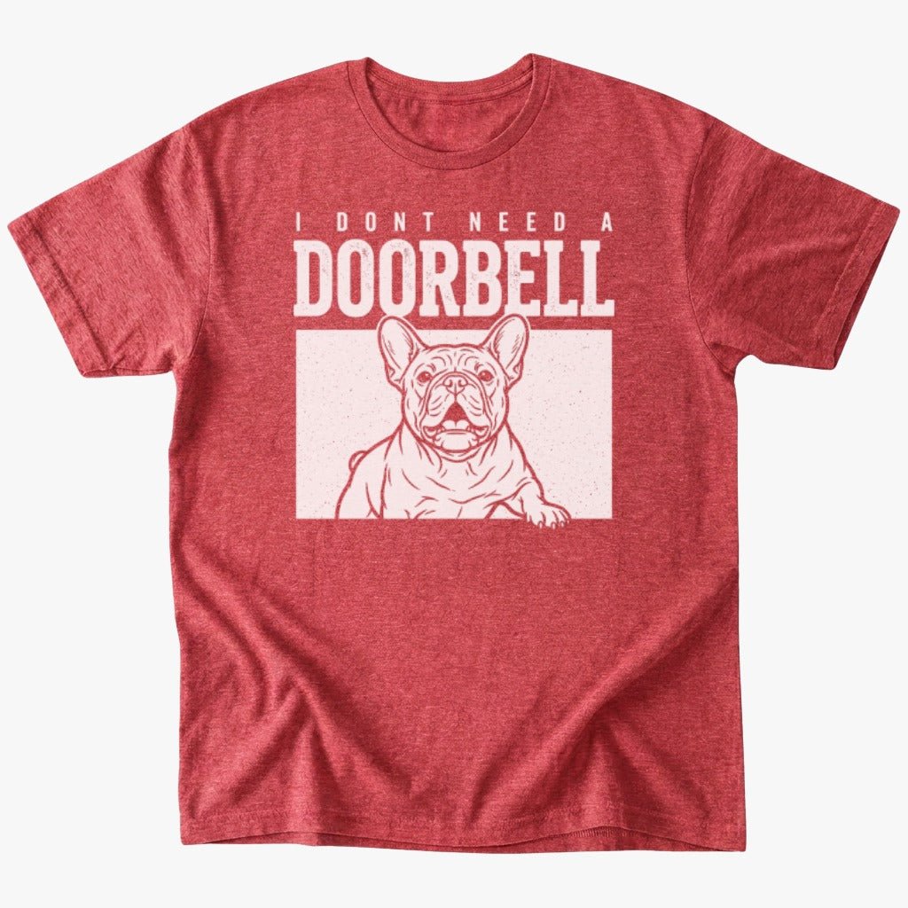 A doorbell T-shirt - Heather Red - Heartfur