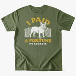 A fortune T-shirt - Military Green - Heartfur