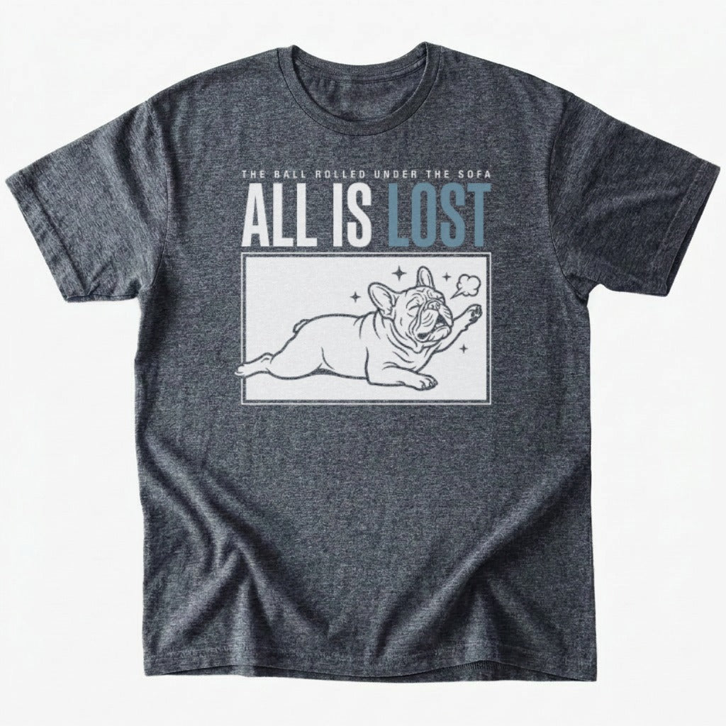 All is lost T-Shirt - Dark Heather - Heartfur
