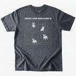 Alone in T-shirt - Dark Heather - Heartfur