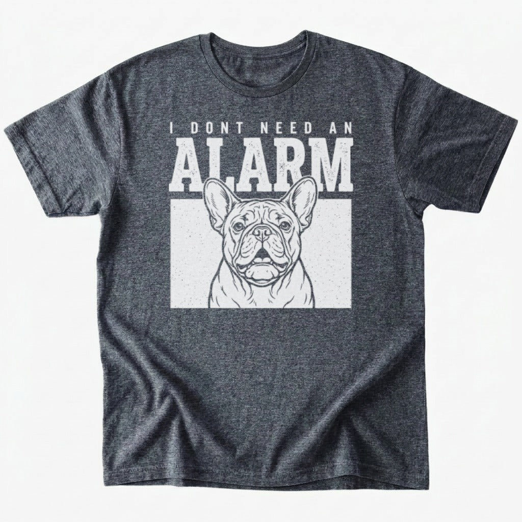 An Alarm T-shirt - Dark Heather - Heartfur