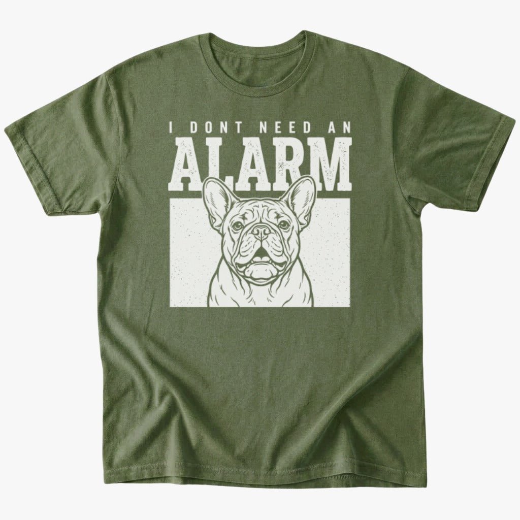An Alarm T-shirt - Military Green - Heartfur
