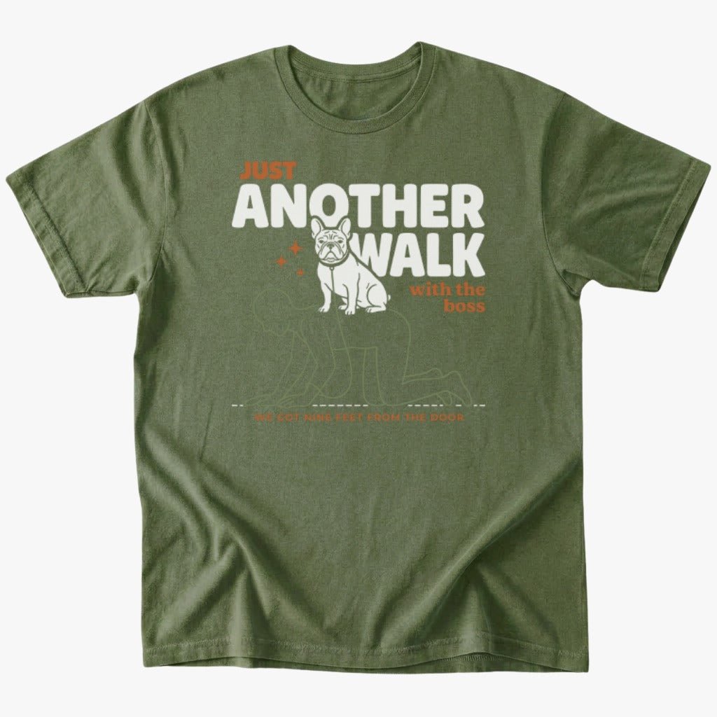 Another walk T-shirt - Military Green - Heartfur