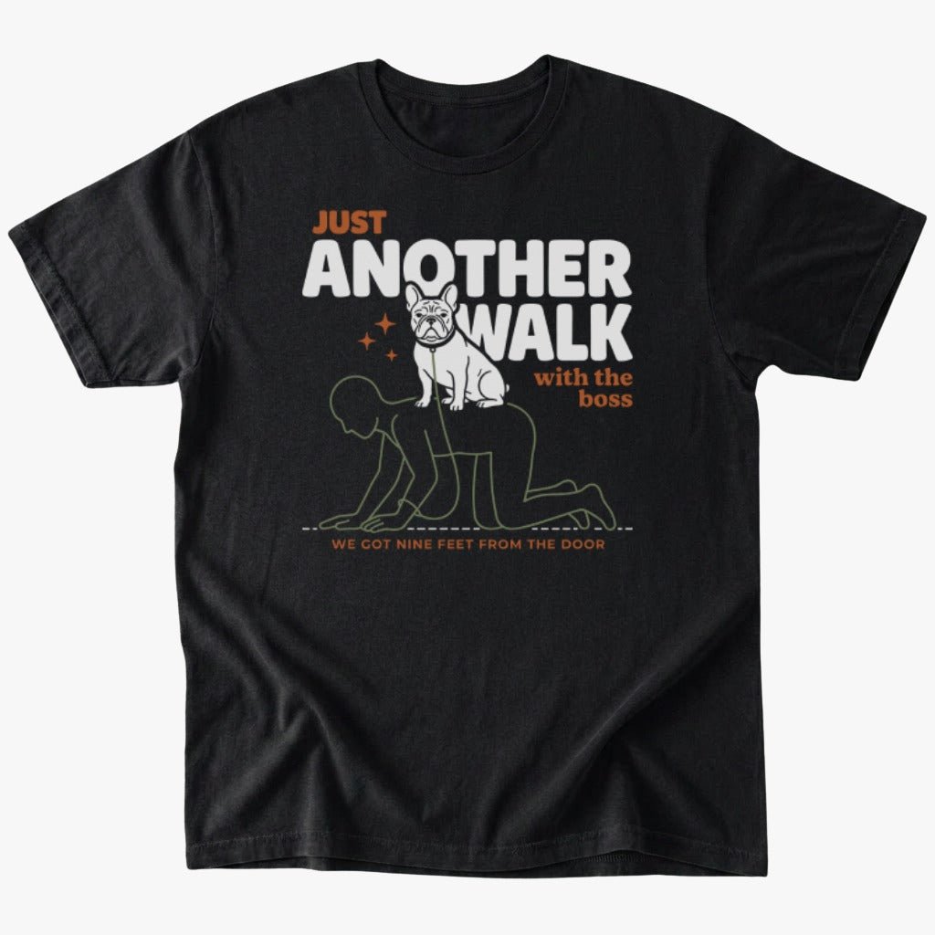 Another walk T-shirt - Black - Heartfur