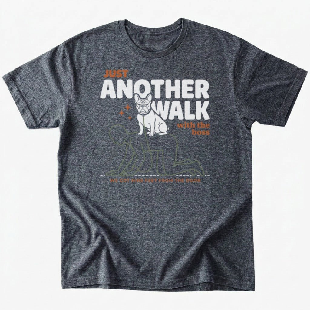 Another walk T-shirt - Dark Heather - Heartfur
