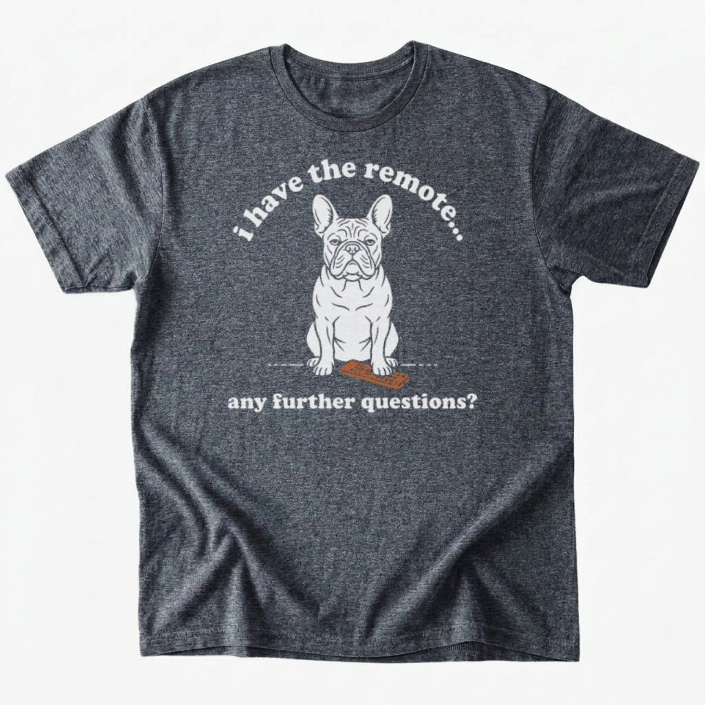 Any questions T-shirt - Dark Heather - Heartfur