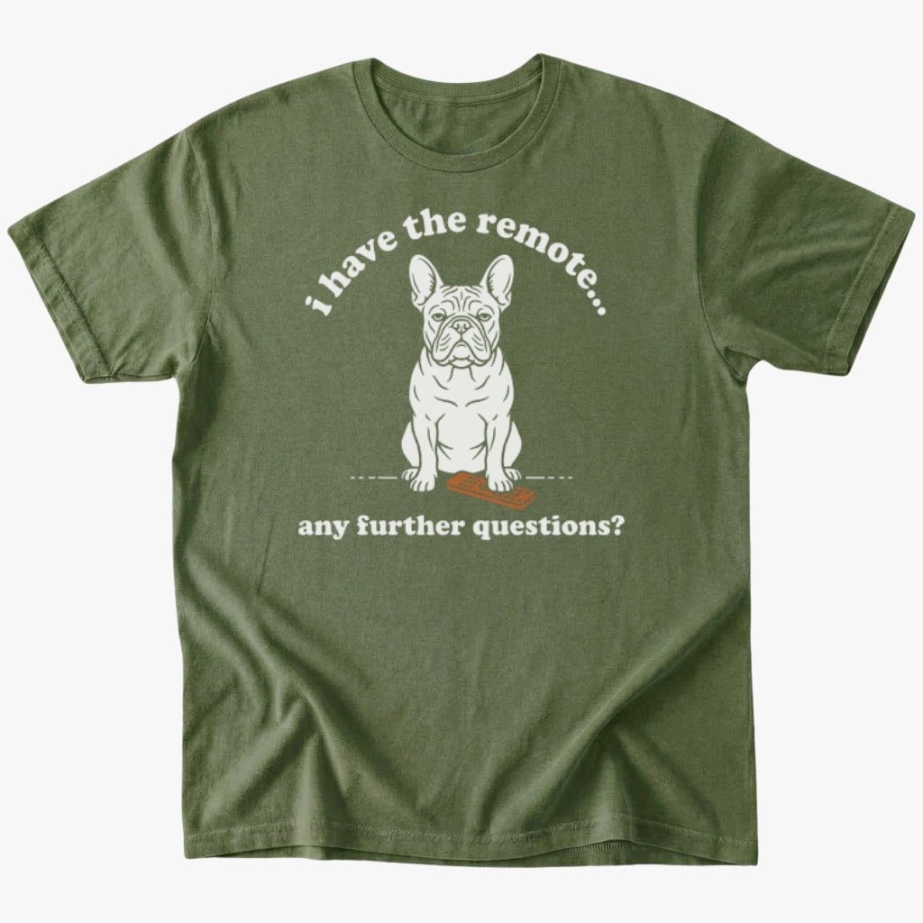 Any questions T-shirt - Military Green - Heartfur