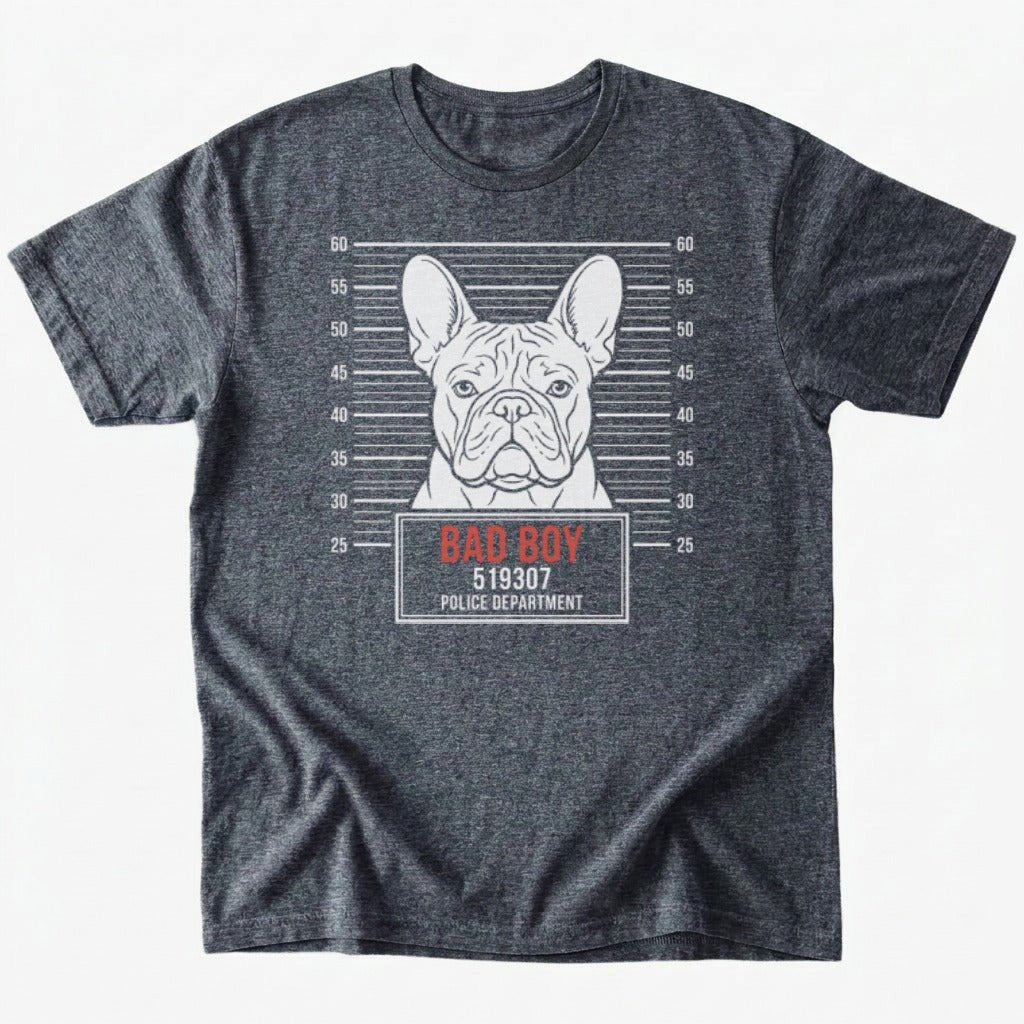 Bad Boy T-Shirt - Dark Heather - Heartfur