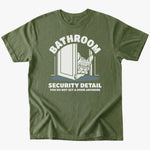 Bathroom security T-Shirt - Military Green - Heartfur