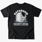 Bathroom security T-Shirt - Black - Heartfur