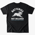 Batteries not included T-shirt - Black - Heartfur