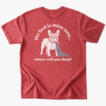 Bed is mine T-shirt - Heather Red - Heartfur