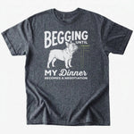 Begging T-shirt - Dark Heather - Heartfur