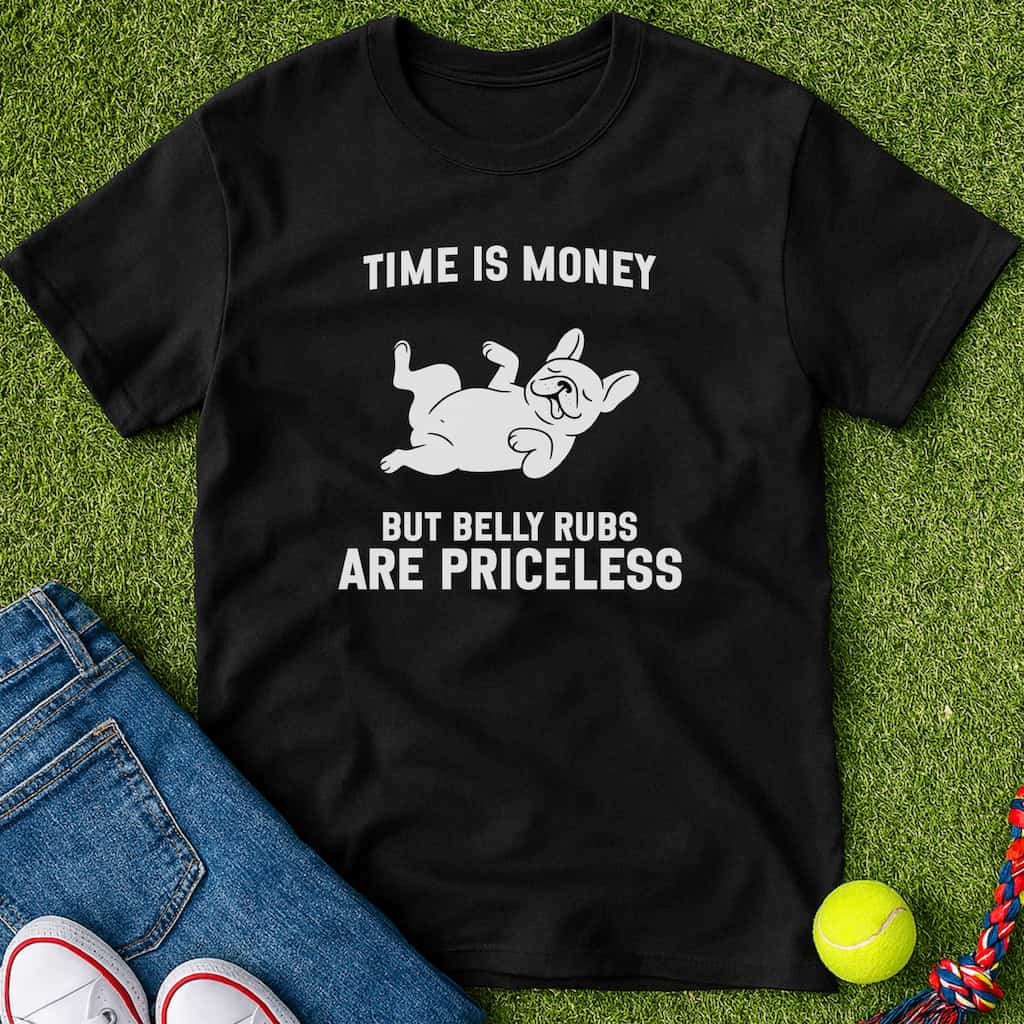 Belly Rubs Are Priceless T-Shirt Black / S Heartfur