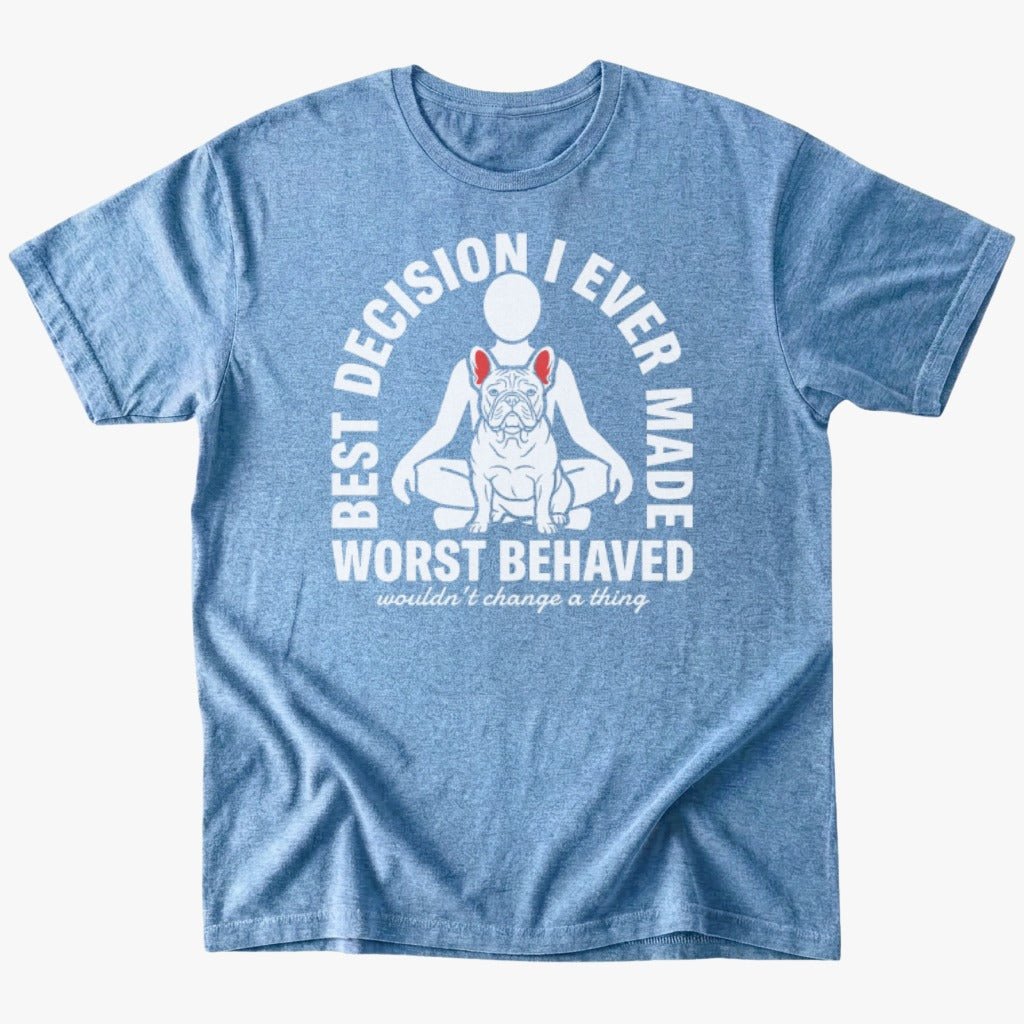 Best decision T-Shirt - Heather Indigo - Heartfur