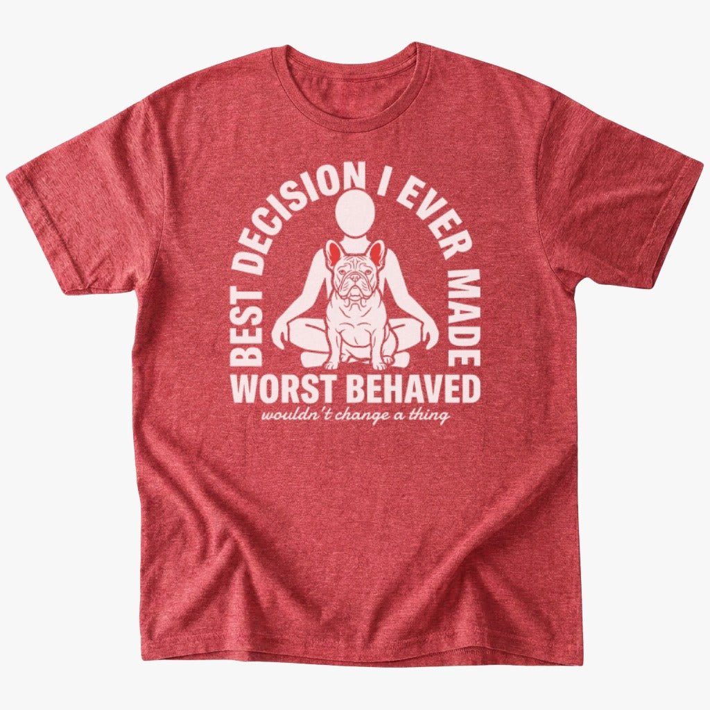 Best decision T-Shirt - Heather Red - Heartfur