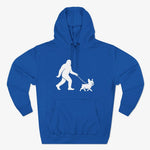 Bigfoot Walking frenchie Hoodie - Royal Blue - Heartfur