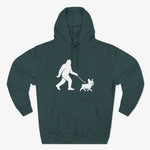 Bigfoot Walking frenchie Hoodie - Sports Green - Heartfur